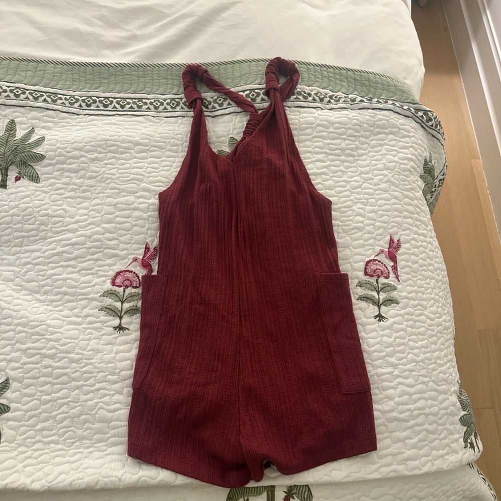 B.O.D by Rachael Finch Burgundy Jumpsuit